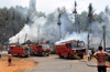 Mangalore: LPG tanker in flames  at Perne near Uppinangady ; 8 killed, 3 serious